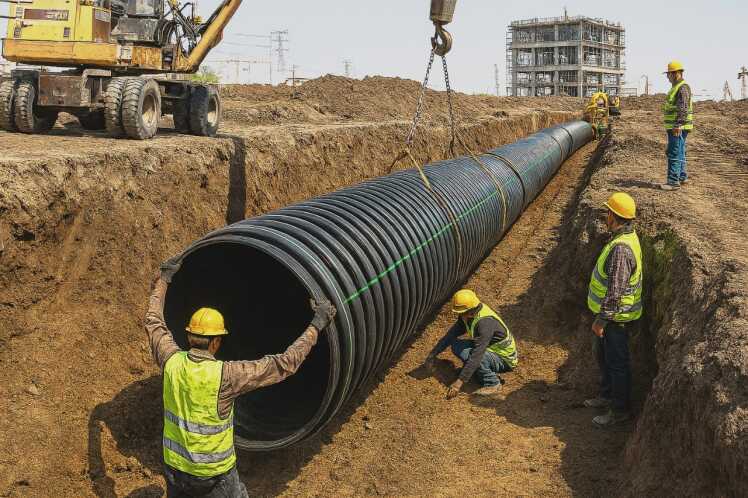 PE100 Polyethylene in Drainage & Sewer Systems TTG Corporation | Tavakoli Trading Group