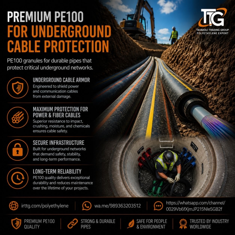 Premium PE100 for Underground Cable Protectionon