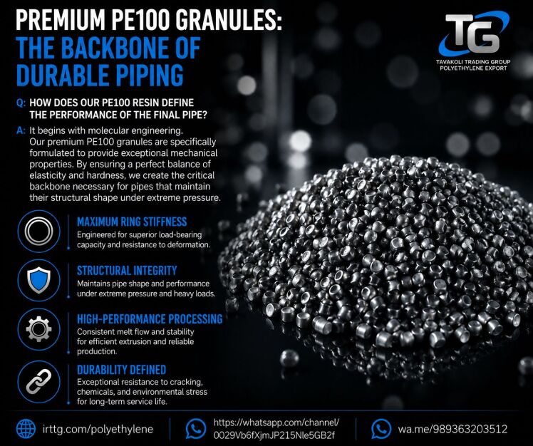 Premium PE100 Granules: The Backbone of Durable Pipingng